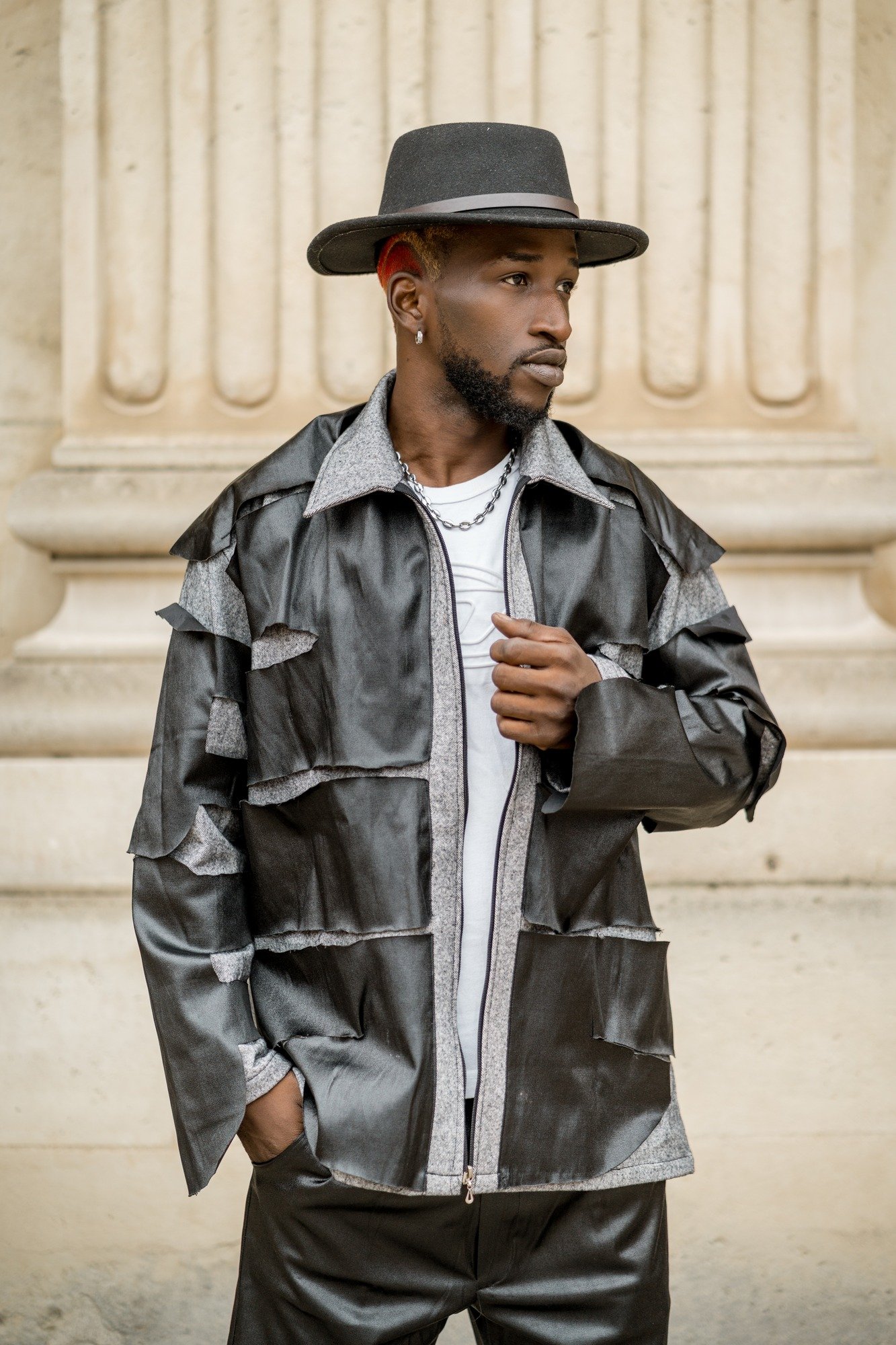 Adama, Book modèle, AL New Faces Agency, Palais Royal Paris, par Cyril Steau